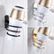 Perforated Space Aluminum Hair Dryer Holder Wall Mounted For Bathroom