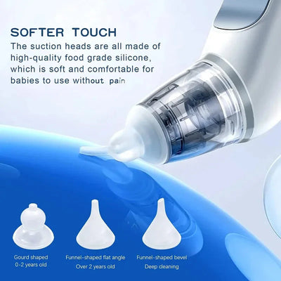 Baby Electric Nasal Aspirator With Food Grade Silicone Mouthpiece