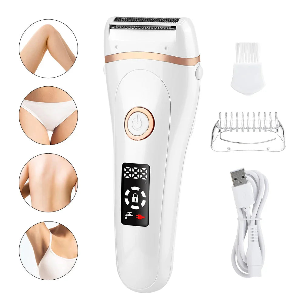 Electric Epilator For Women Hair Removal Device Sensitive Areas