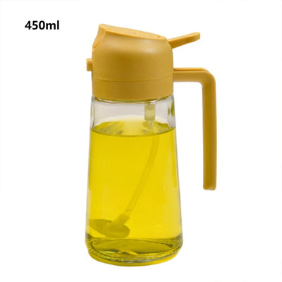 EZPour Glass Oil Dispenser For Precise Mess-Free Pouring