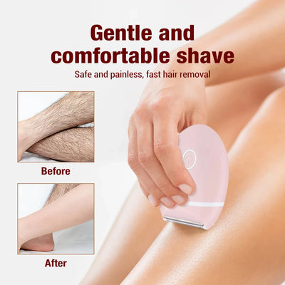 Portable Electric Body Shaver Rechargeable Hair Removal For Women