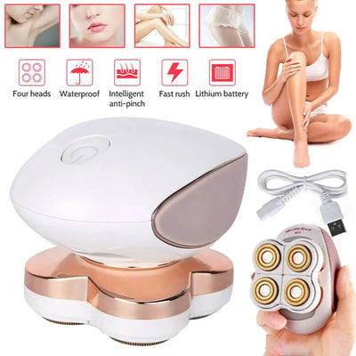 Painless Hair Removal Epilator For Women Shaving And Skin Care