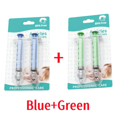 Baby Nasal Aspirator 10ML 20ML Soft Silicone Nose Cleaner Syringe