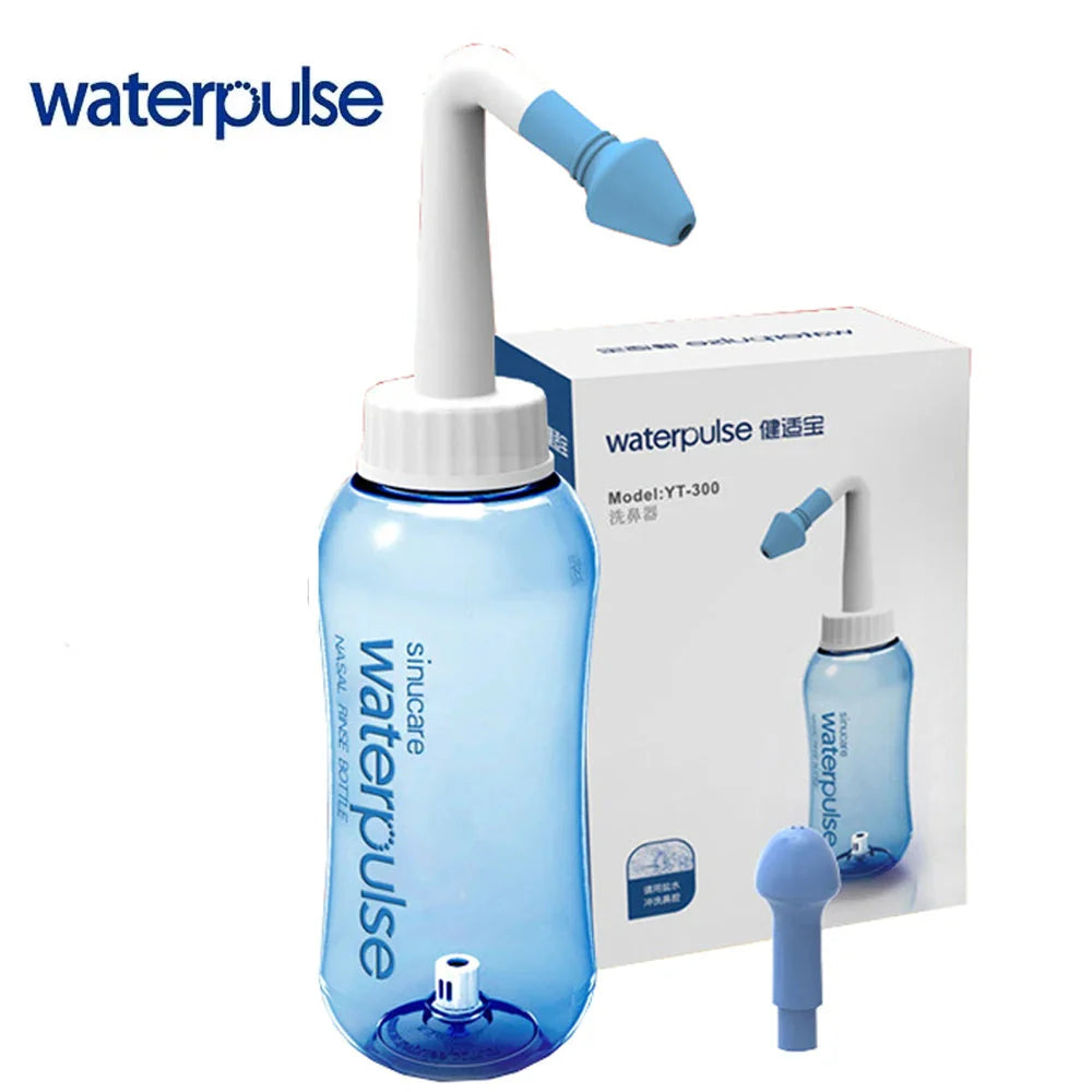 Nasal Irrigator Waterpulse Rinse Bottle Nose Cleaner For Adults