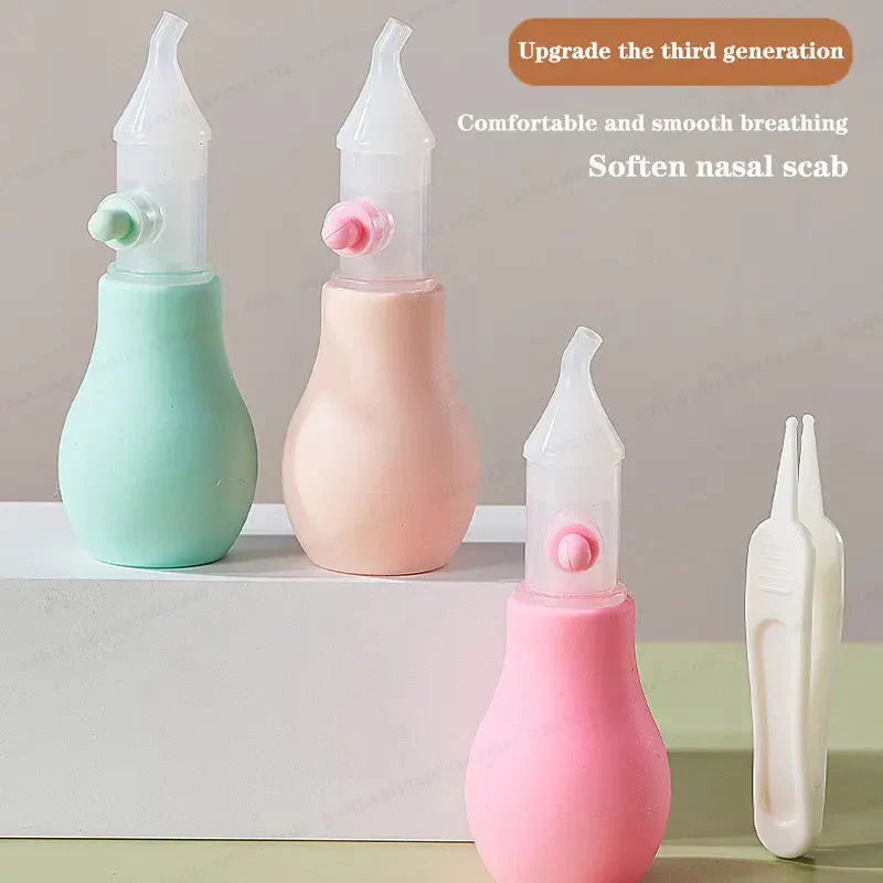 Baby Nasal Aspirator Infant Nose Cleaner Rhinitis Irrigator Syringe