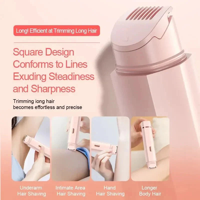 Women's Electric Shaver Double Head Hair Remover For Smooth Skin