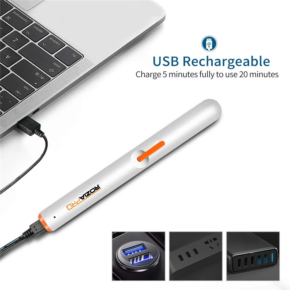 Electric Nose And Ear Hair Trimmer Portable Rotating Grooming Tool