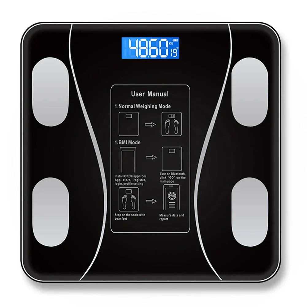 Bluetooth Smart Body Scale With BMI Measurement For Bathroom