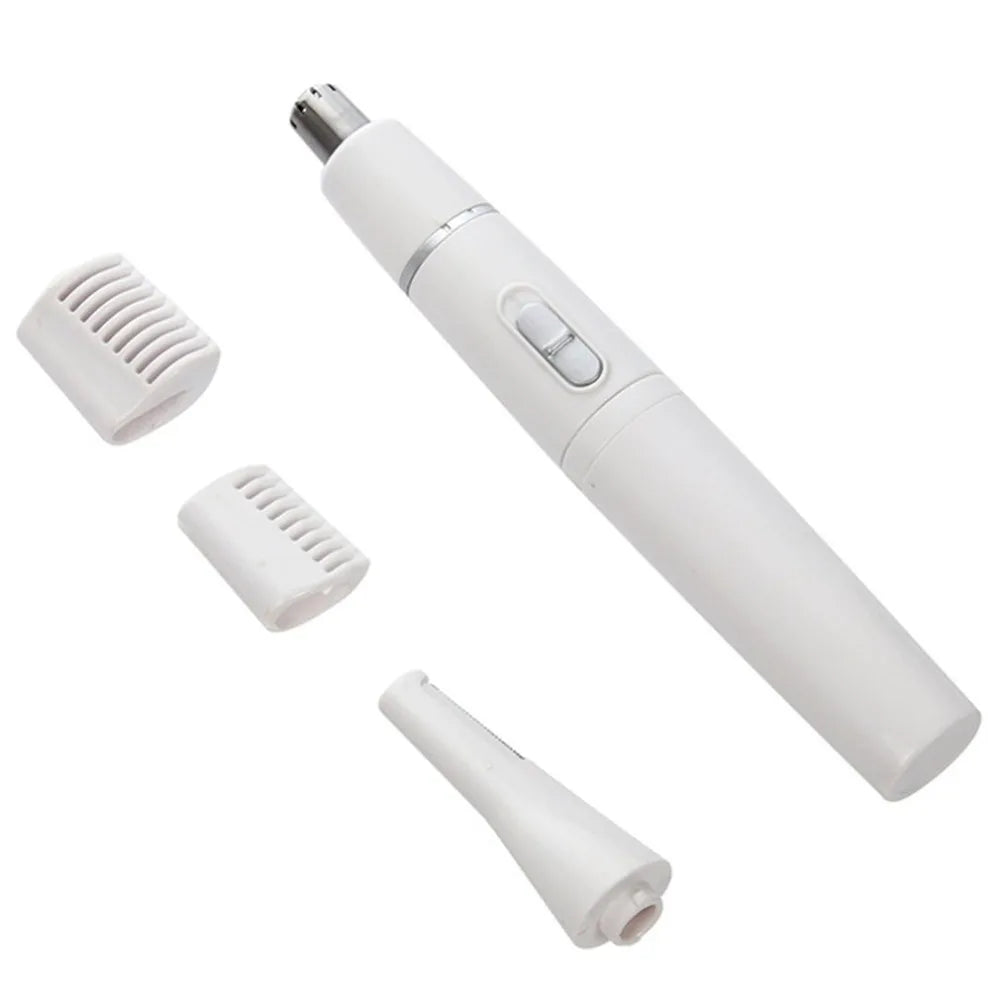 Nose And Ear Hair Trimmer Eyebrow Facial Hair Removal Shaver Battery
