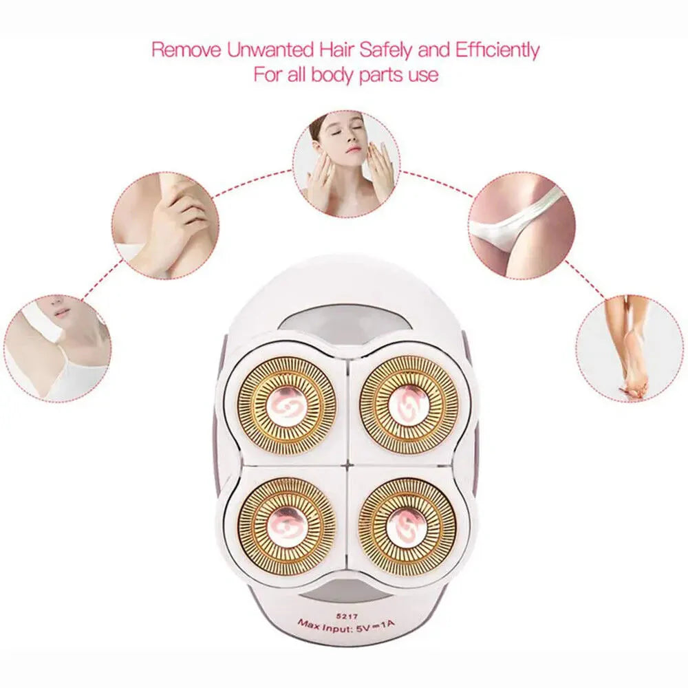 Painless Hair Removal Epilator For Women Shaving And Skin Care