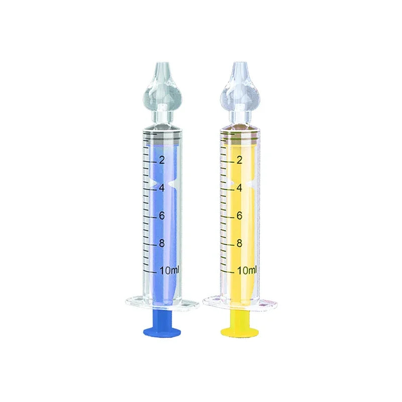 5Pcs Baby Nasal Aspirator Cleaner Nose Washer Needle Tube Set
