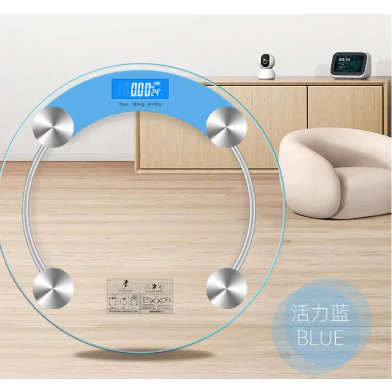 Digital Bathroom Scale LCD Electronic Body Weight Balance