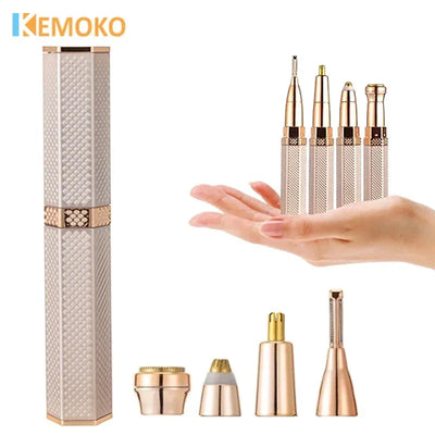4 In 1 Facial Electric Shaver For Women Eyebrow Body Trimmer