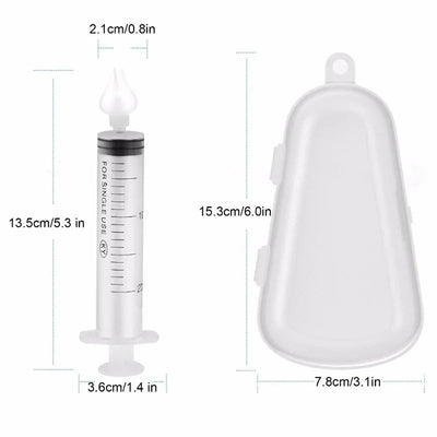 Baby Nasal Aspirator 20ml Syringe Nasal Irrigator Nose Cleaner