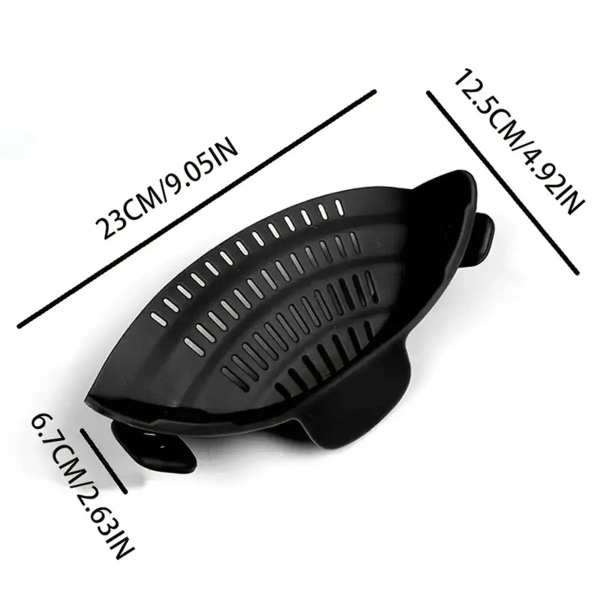 ClipStrain Adjustable Silicone Strainer For Kitchen Draining Tasks