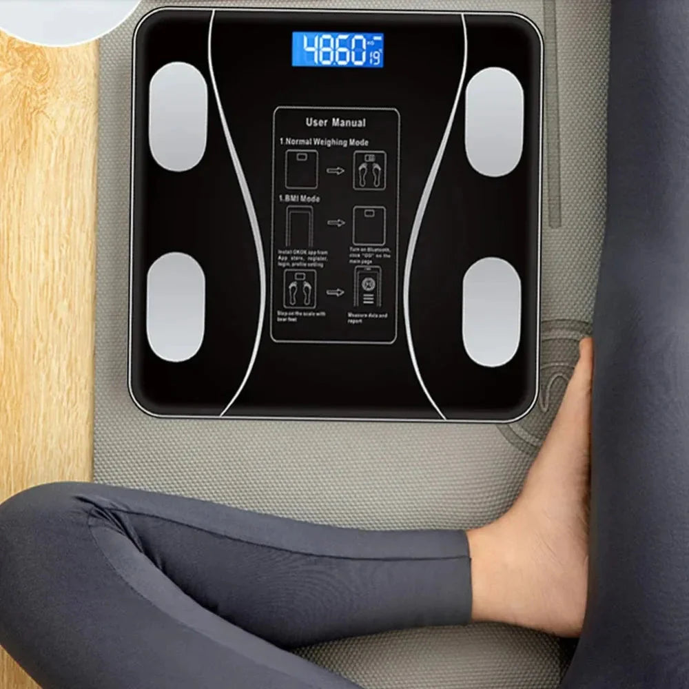 Intelligent Wireless LED Digital Body Fat Scale With Analyzer