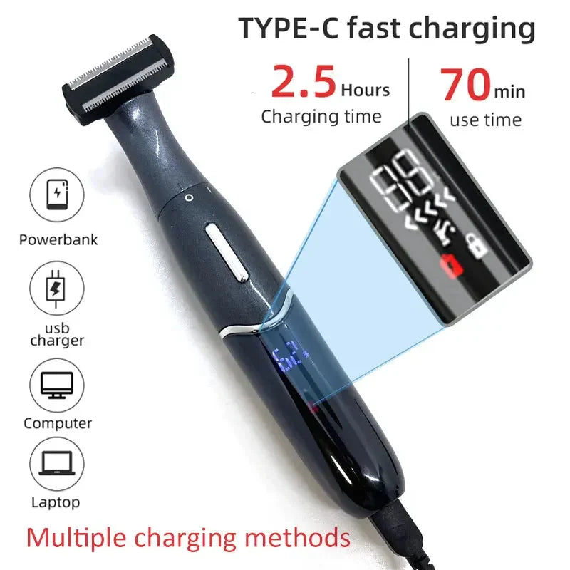 6 In 1 Female Electric Epilator For Body And Face Use
