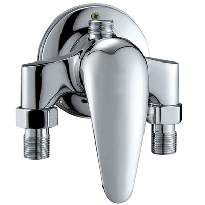 G1/2 Bathtub Shower Faucet Hot Cold Water Mixing Valve Set
