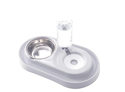 Stainless Steel Pet Bowl With Automatic Water Dispenser For Pets
