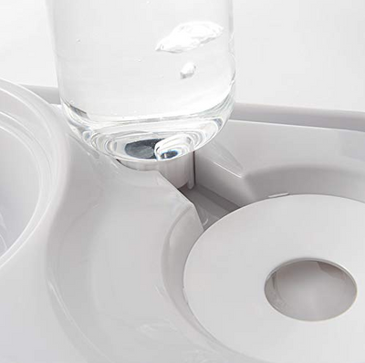 Stainless Steel Pet Bowl With Automatic Water Dispenser For Pets