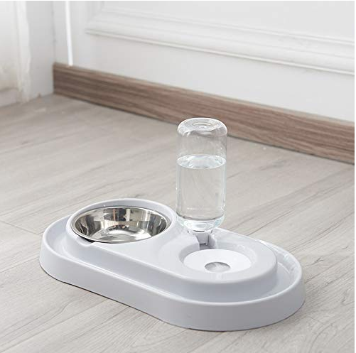 Stainless Steel Pet Bowl With Automatic Water Dispenser For Pets