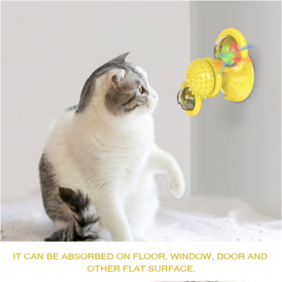 Cat Interactive Toy Whirling LED Balls For Energetic Play