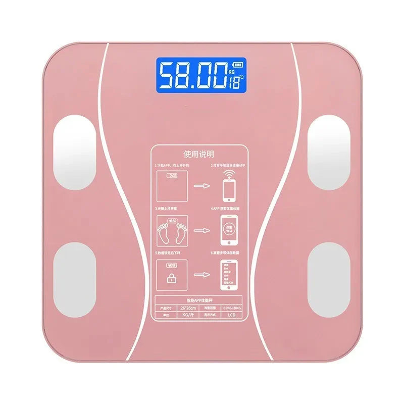 XING CHEN Smart Body Fat Scale Electronic Digital Weight Monitor