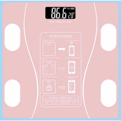 Digital Bathroom Weighing Scale With BMI Body Fat Muscle Analysis