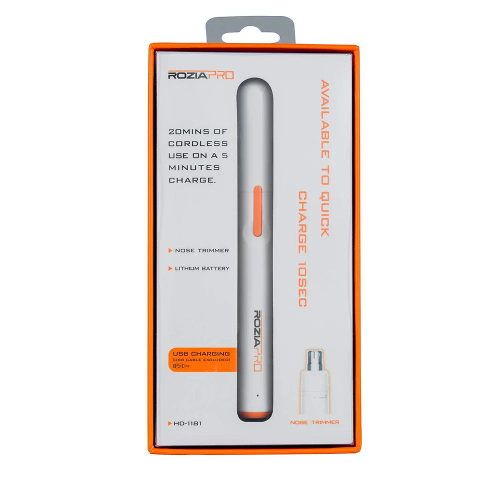 Nose And Ear Hair Trimmer Portable USB Charging Rotating Groomer