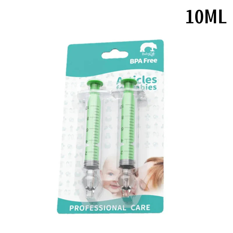 Baby Nasal Aspirator 10ML 20ML Soft Silicone Nose Cleaner Syringe