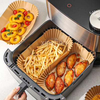 EcoCrisp Non Stick Air Fryer Liners For Easy Cooking Cleanup
