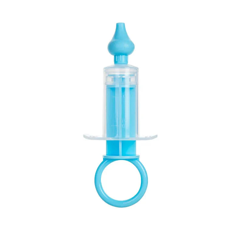 Silicone Nasal Aspirator Baby Nose Cleaner Suction Syringe Irrigator