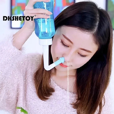 Nasal Irrigator Waterpulse Nose Wash Rinse Bottle For Allergies