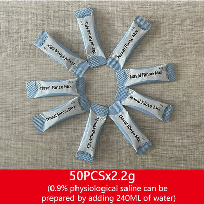 50PCS Nasal Wash Salt For Nose Irrigator And Cavity Care