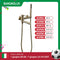 Gold Black Brass Bathtub Faucet Shower Set With Hot Cold Control