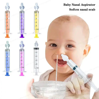 Baby Nasal Aspirator Infant Nose Cleaner Rhinitis Irrigator Syringe