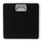Analog Dial Bathroom Scale Black 300 Lb Capacity Easy Read
