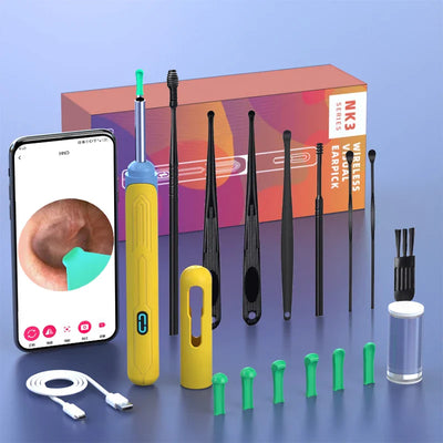 Ear Cleaner With Camera USB C Charging Otoscope Endoscope Set