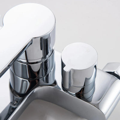 Triple Shower Faucet Decorative Covers Set For Bathroom Hot Cold Water