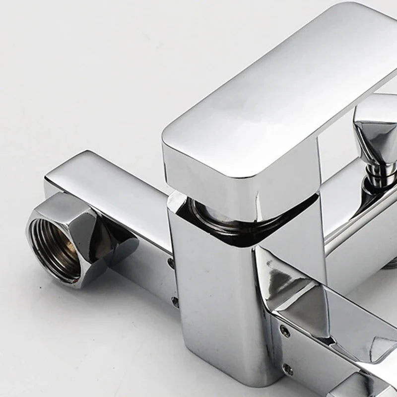 Bathtub Faucet Shower Set Waterfall Mixer Valve Hot Cold Control