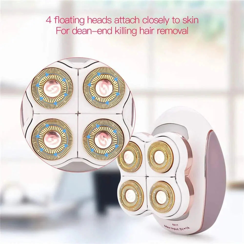 Painless Hair Removal Epilator For Women Shaving And Skin Care