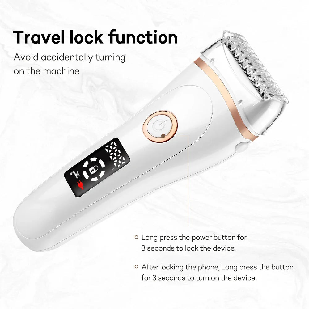 Electric Epilator For Women Hair Removal Device Sensitive Areas