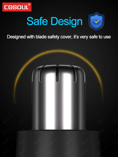 Electric Nose Hair Trimmer Rechargeable Grooming Tool For Men