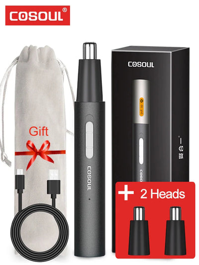 Electric Nose Hair Trimmer Rechargeable Grooming Tool For Men