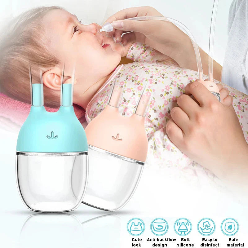 Baby Nasal Aspirator Gentle Suction Nose Cleaner For Infants