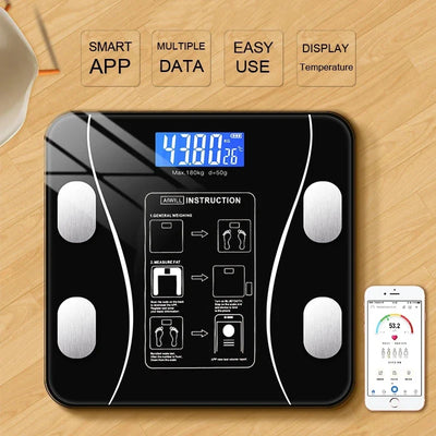 Body Fat Scale Wireless Digital Bathroom Weight Composition Monitor