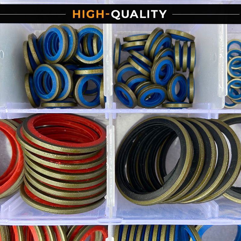 Pousbo Assorted Sealing Gasket Set 100pcs And 245pcs Variety