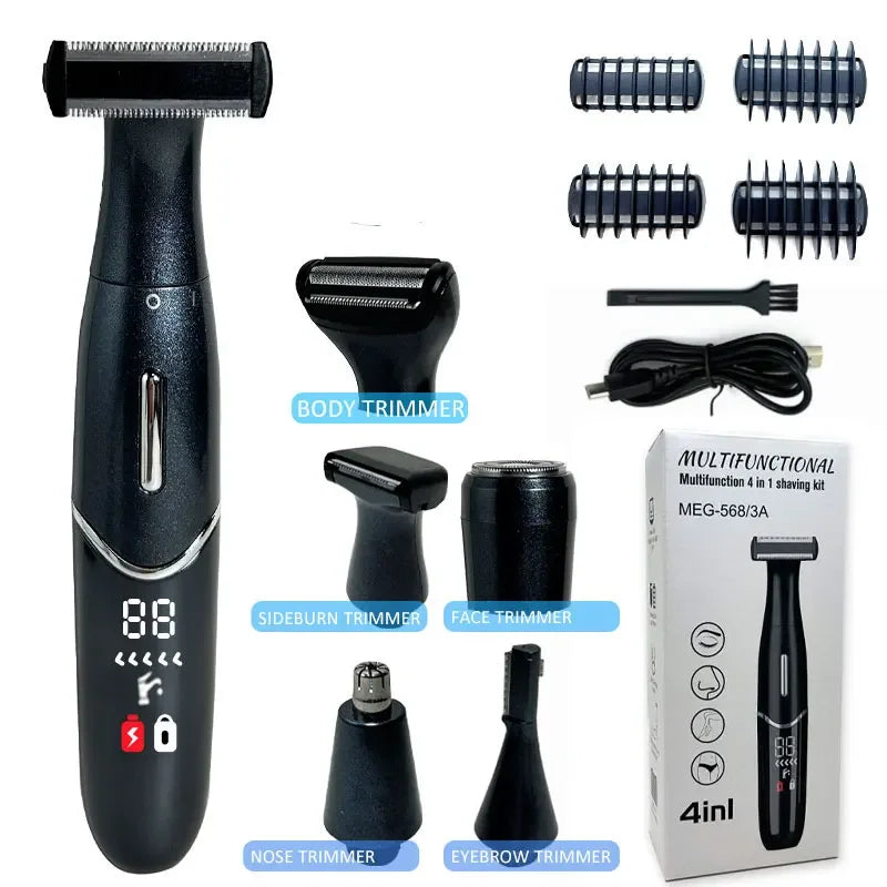 6 In 1 Female Electric Epilator For Body And Face Use