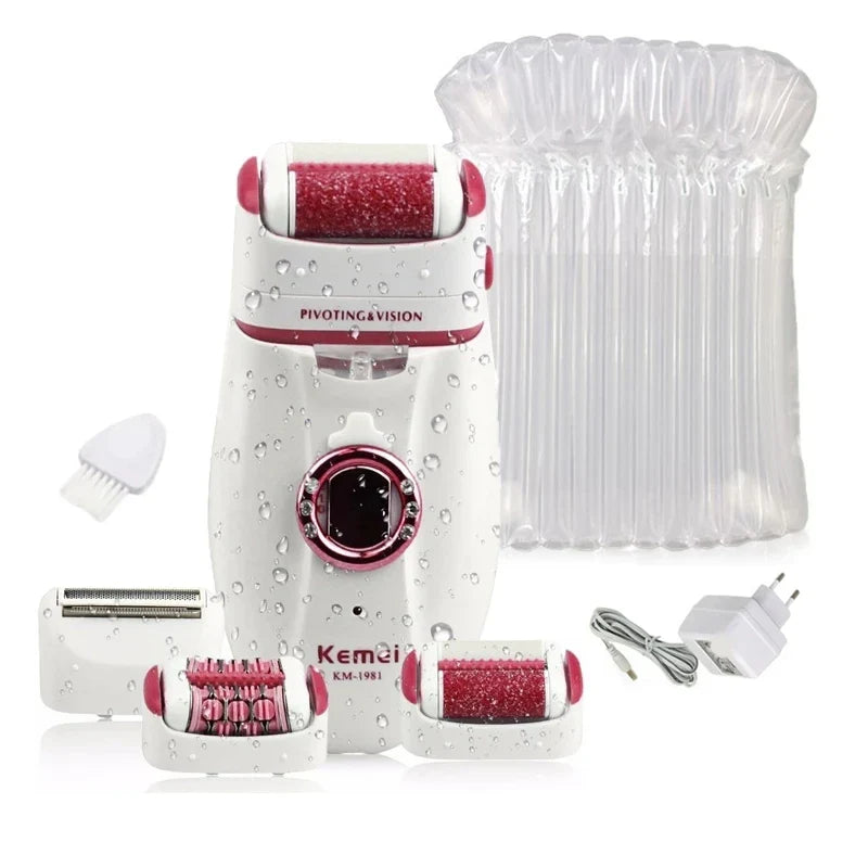 Electric Women Epilator Hair Removal Shaver For Legs Body Lip
