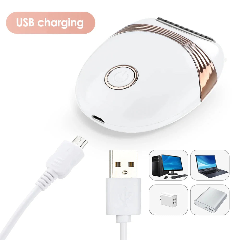 Electric Hair Removal Device For Face Leg Body Safe Trimmer